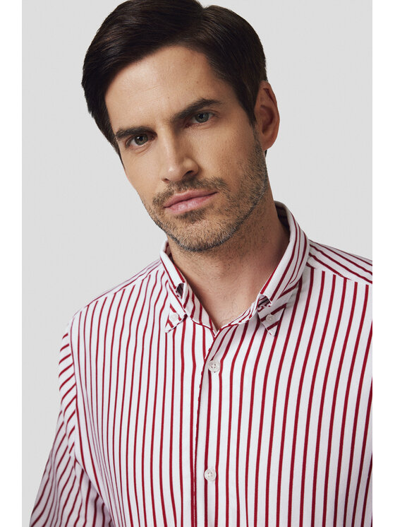 Lancerto Lancerto Koszula Celeste KO073225000004 Biały Slim Fit