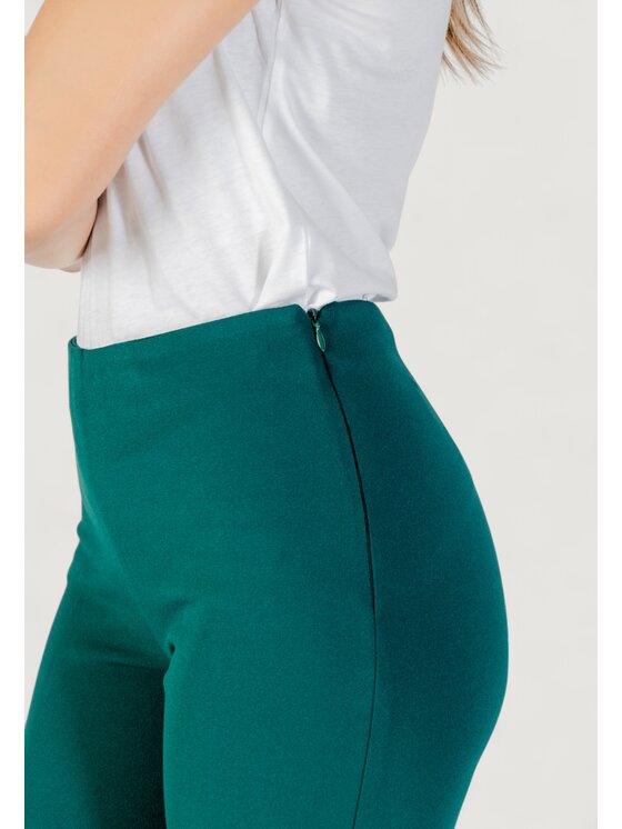 Rinascimento Rinascimento Pantaloni palazzo CFC0125424003 Verde Egg Fit
