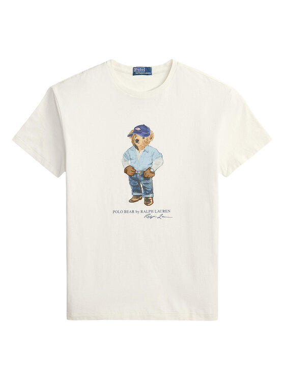 Polo Ralph Lauren Polo Ralph Lauren Tričko 710B14615001 Biela Regular Fit
