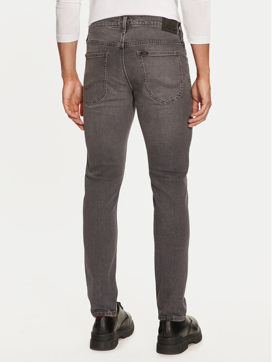 Lee Lee Jeansy Luke 112355859 Szary Slim Fit
