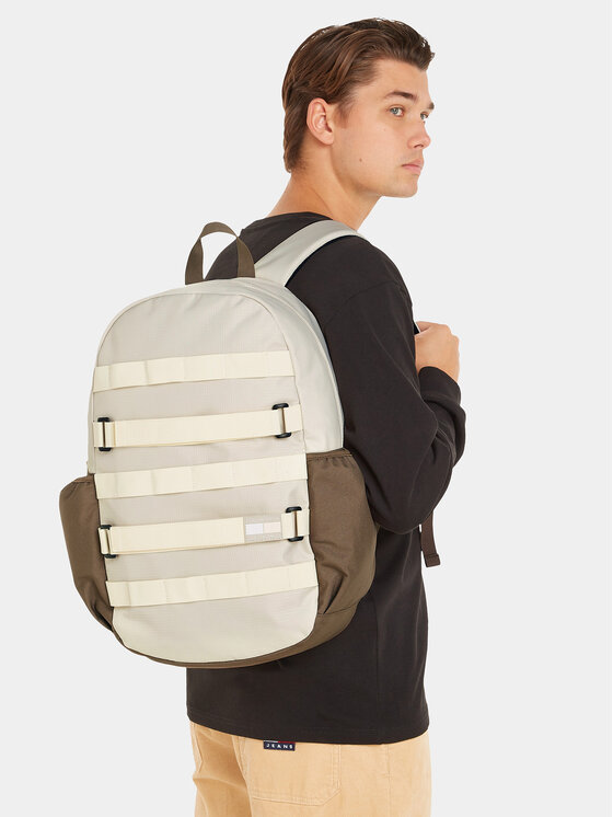 Tommy Jeans Rucksack Tjm Skater Boy Backpack AM0AM11162 Beige