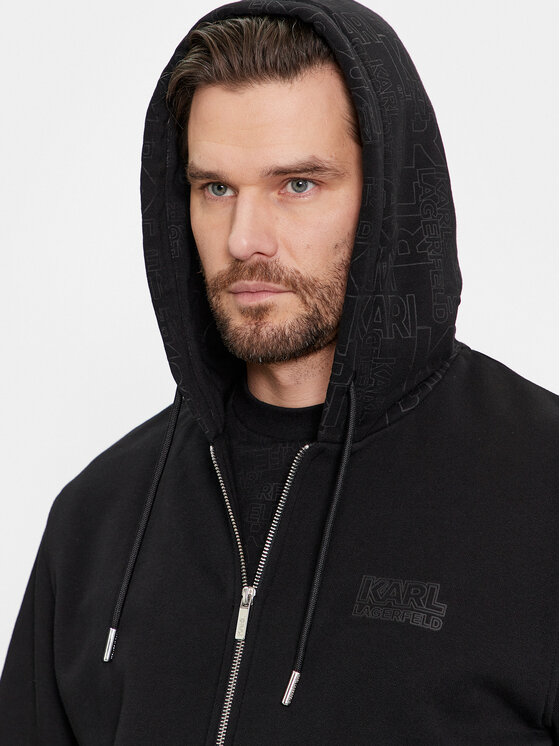 KARL LAGERFELD KARL LAGERFELD Bluza 705062 541900 Czarny Regular Fit