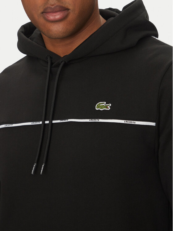 Lacoste Lacoste Світшот SH9808 Чорний Classic Fit