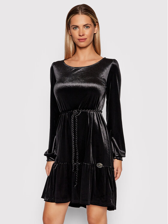 Liu Jo Rochie de zi 5F1075 J6090 Negru Regular Fit La Reducere si Transport Gratuit Femei 2023-10-03 3