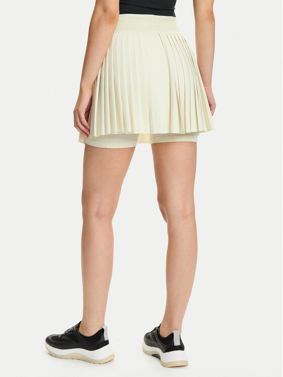 adidas by Stella McCartney adidas by Stella McCartney Tenisz szoknya Training JW4573 Bézs Slim Fit