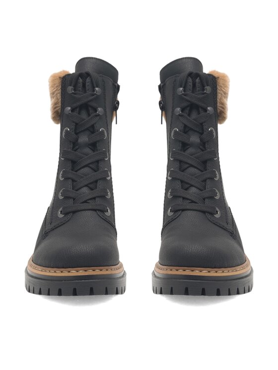 Rieker Rieker Schnürschuhe 72630-00 Schwarz
