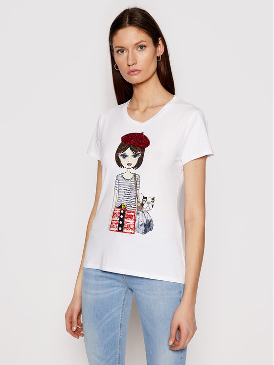 T-shirt WA1519 J5003 Bianco Regular Fit