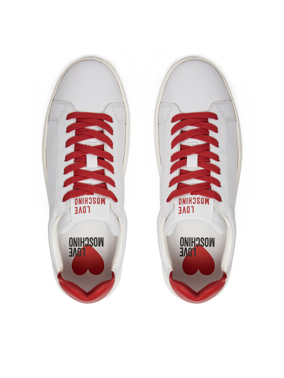LOVE MOSCHINO LOVE MOSCHINO Sneakersy JA15174G1MIA310B Biela