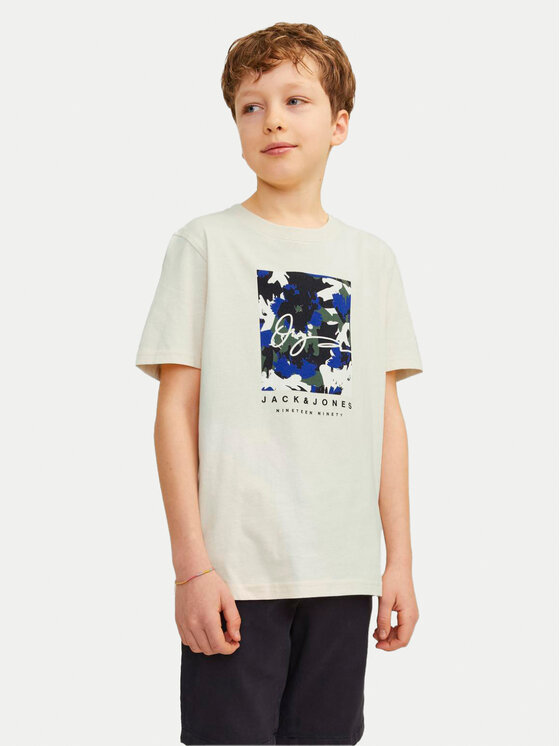 Jack&Jones Junior Jack&Jones Junior Marškinėliai Joraruba 12257133 Écru Standard Fit