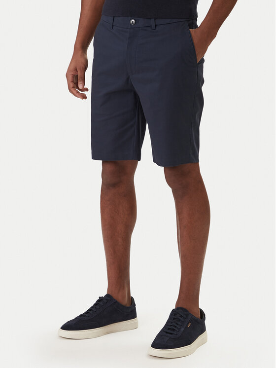 Calvin Klein Calvin Klein Pantalon scurți din material LV04LF622G Bleumarin Slim Fit