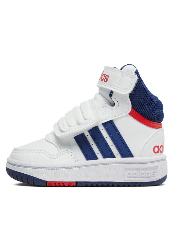 adidas adidas Sneakersy Hoops Mid GZ9650 Bílá
