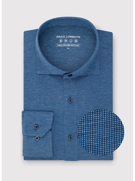 Pako Lorente Pako Lorente Koszula P26SF-1X-015 Niebieski Classic Fit