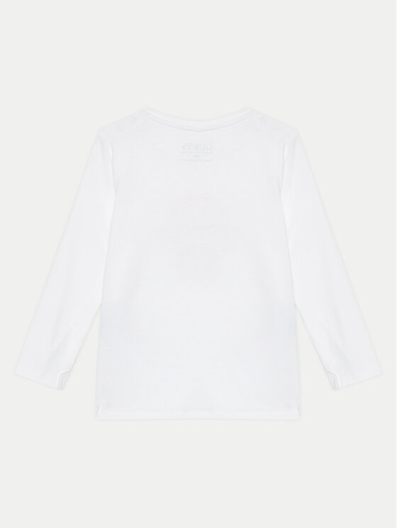 Guess Guess Блузка A4YI02 K6YW4 Білий Regular Fit