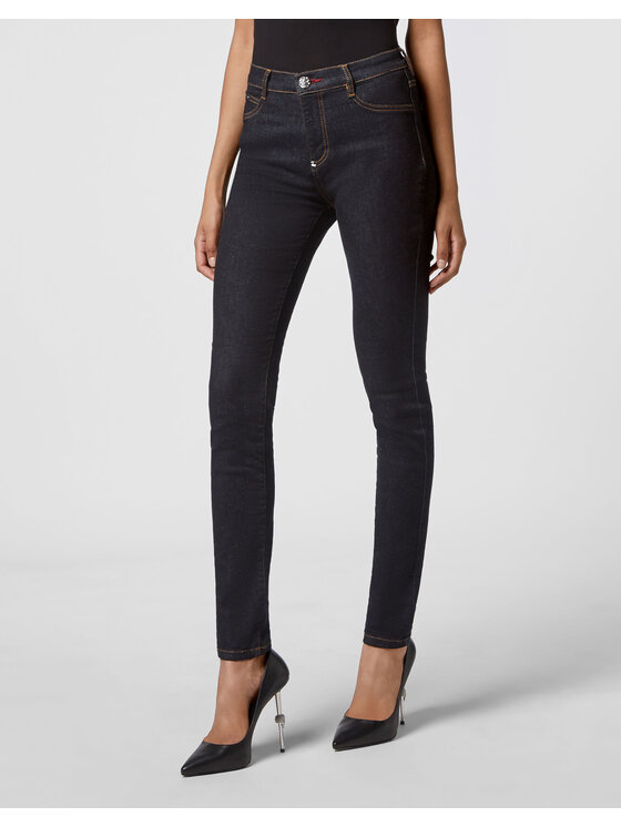 PHILIPP PLEIN PHILIPP PLEIN Jeansy 313 Błękitny Jegging Fit