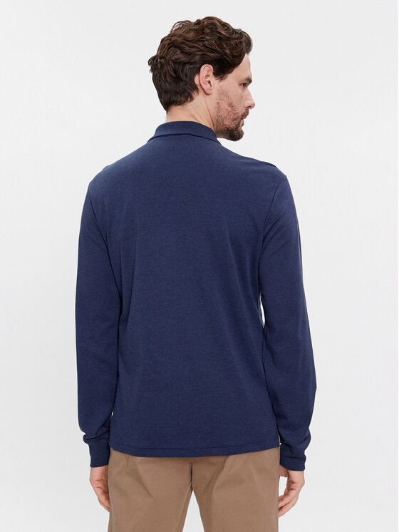 Polo Ralph Lauren Polo Ralph Lauren Polokošeľa 710671785010 Tmavomodrá Custom Slim Fit