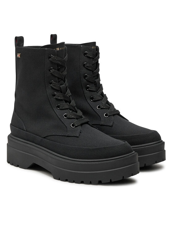 Tommy Hilfiger Tommy Hilfiger Botine FW0FW08200 Negru