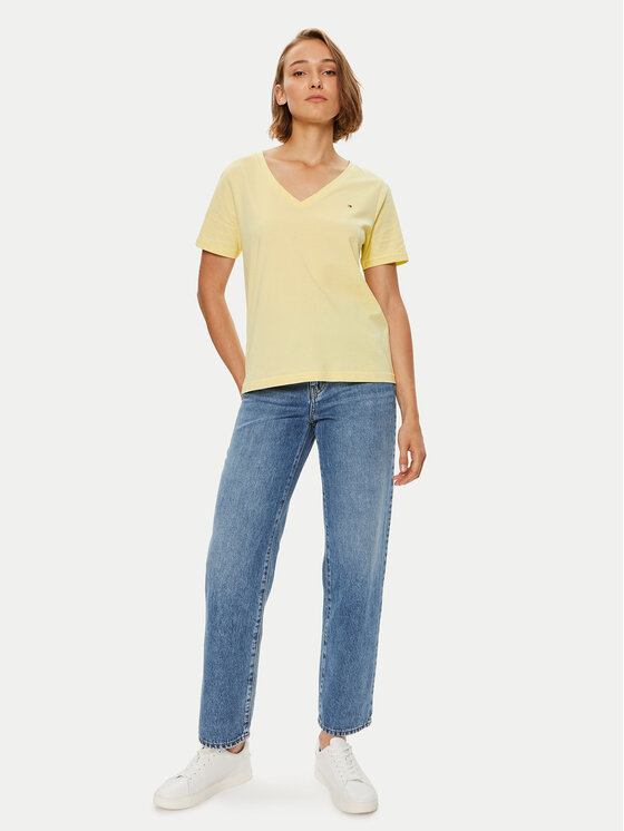 Tommy Hilfiger Tommy Hilfiger Футболка Modern WW0WW39781 Жовтий Regular Fit