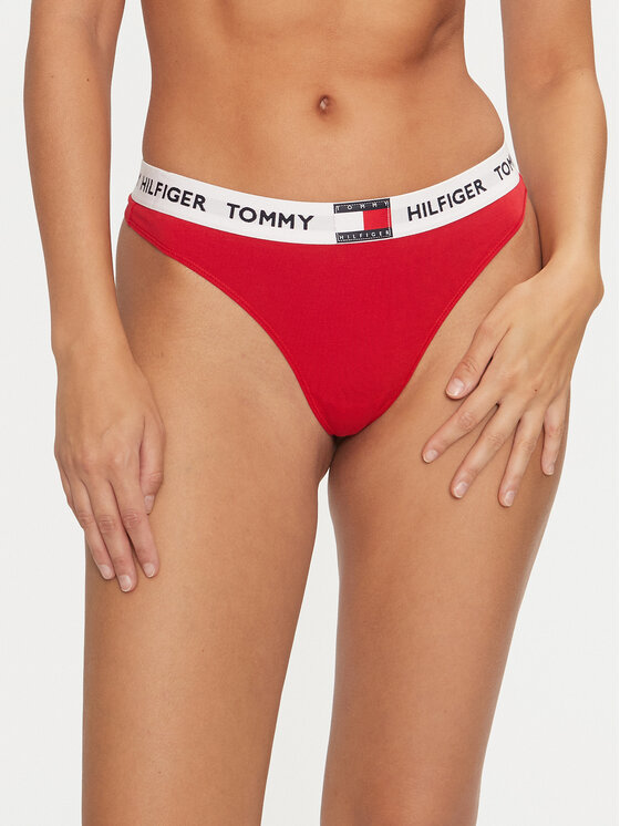 Tommy Hilfiger Stringi UW0UW05616 Sarkans