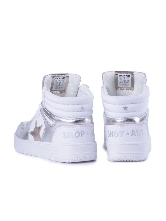 SHOP ART Scarpe da ginnastica SCARPE SPORTIVE ALTE DA DONNA SHOP ART Bianco Modivo