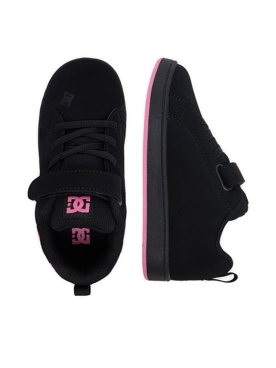 DC Shoes DC Shoes Sneakersy EO-COURT GRAFFIK ELASTIC TODDLER DC02547003 Černá