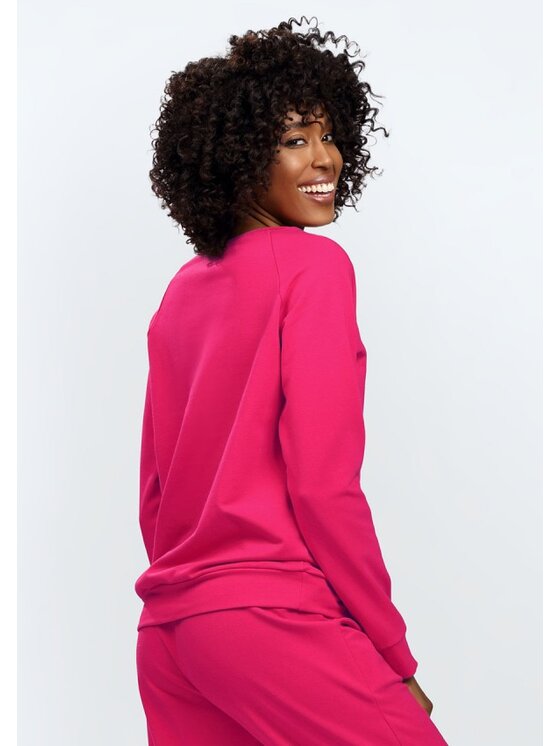 DKaren Sport DKaren Sport Bluza Wenezja Czerwony Slim Fit