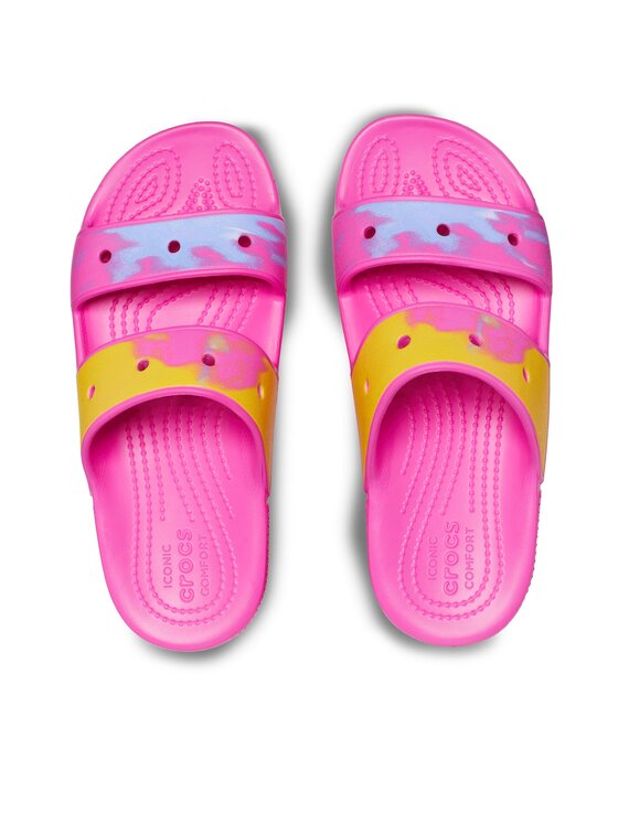 Crocs Crocs Klapki Classic Ombre Sandal 208282 Różowy