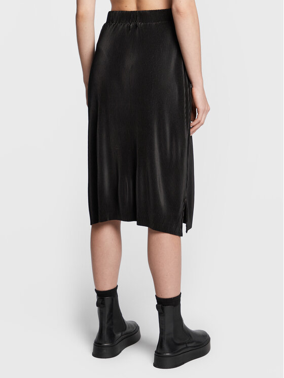 Gonna plissettata LSKJ-225ELLE Nero Regular Fit