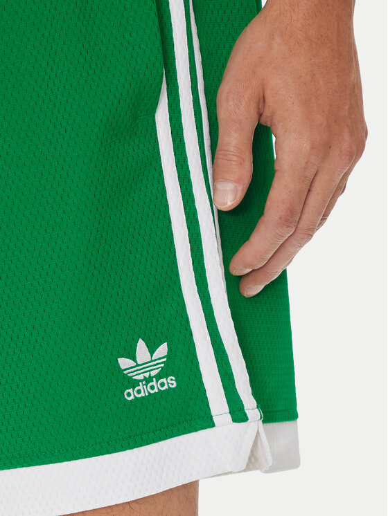 adidas adidas Sportovní kraťasy Mock Eyelet IZ2448 Zelená Regular Fit