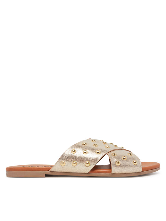 Pieces Pieces Pantoletten 17156837 Goldfarben