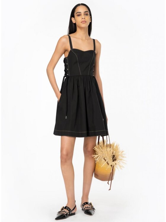 PINKO PINKO Abito da cocktail 103566-a1wp-z99 Nero Regular Fit