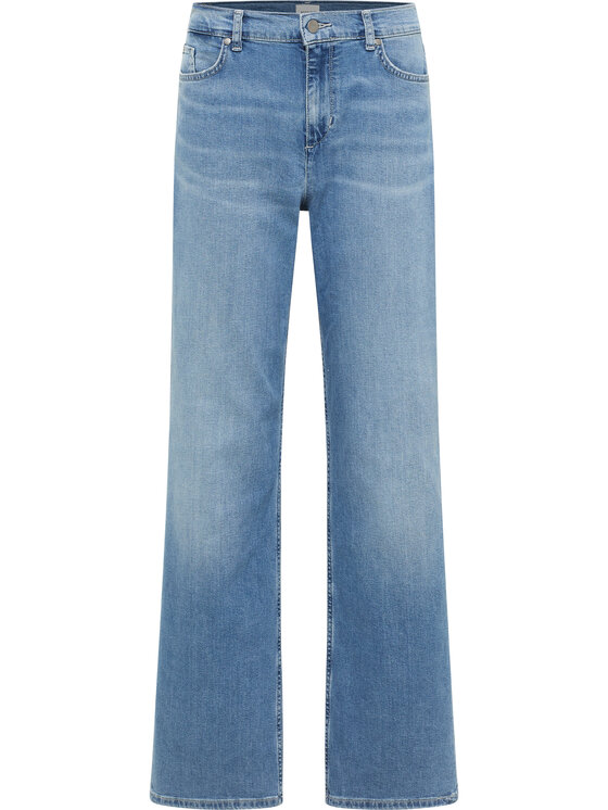 Mustang Mustang Jeansy Style Madison Wide Niebieski Wide Fit