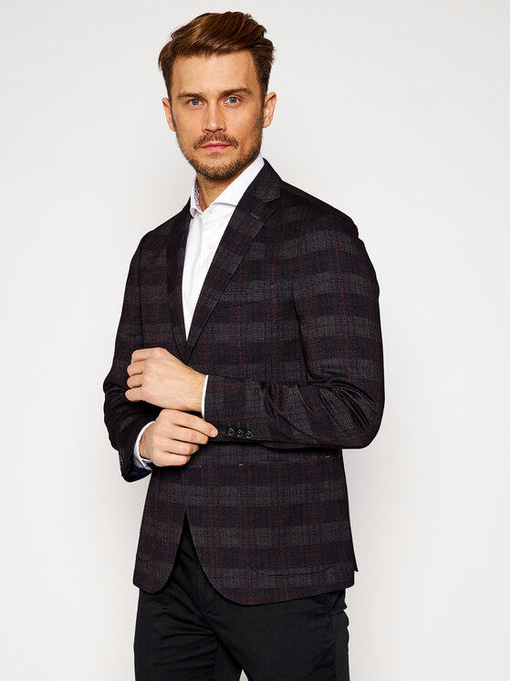 Pierre Cardin Pierre Cardin Сако 42288/810/14269 Сив Modern Fit