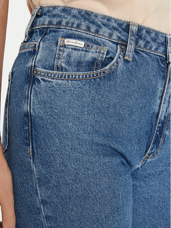 Guess Jeans Guess Jeans Džínsy W4YA0D D5CC3 Modrá Relaxed Fit