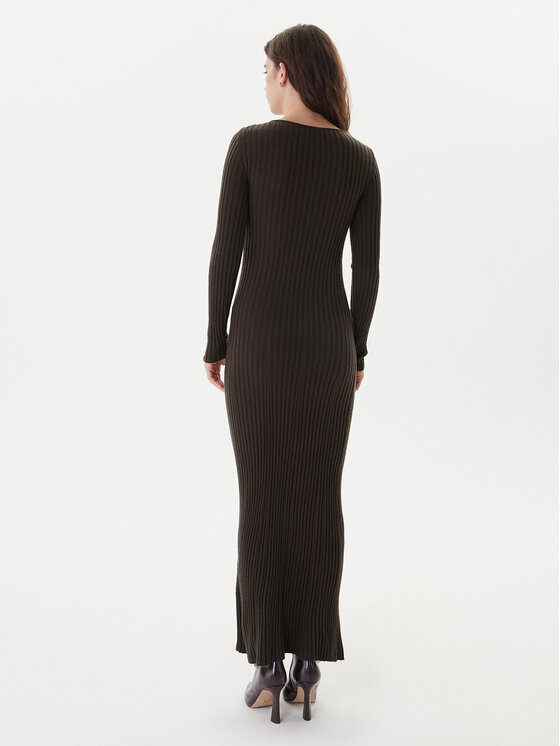 ONLY ONLY Sukienka dzianinowa Asta 15373788 Brązowy Regular Fit