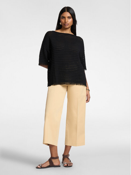 Elena Mirò Elena Mirò Sweter M547E001928N033 Czarny Boxy Fit