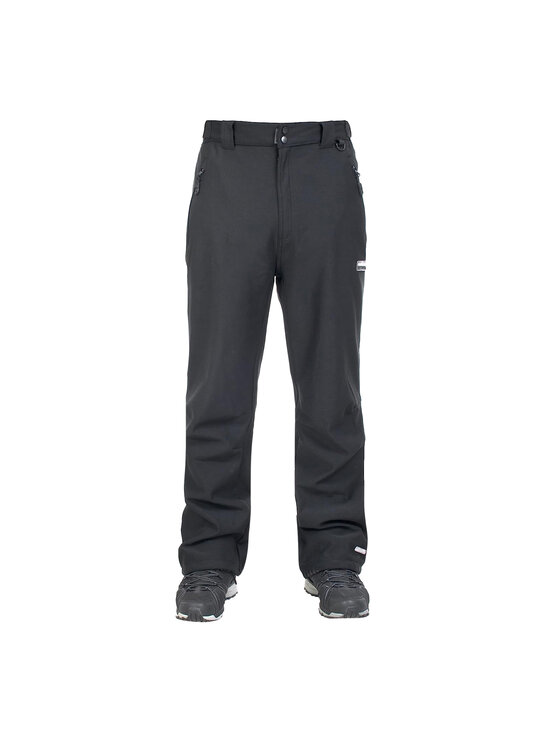 Trespass Trespass Spodnie przeciwdeszczowe TP5573 Czarny Classic Fit