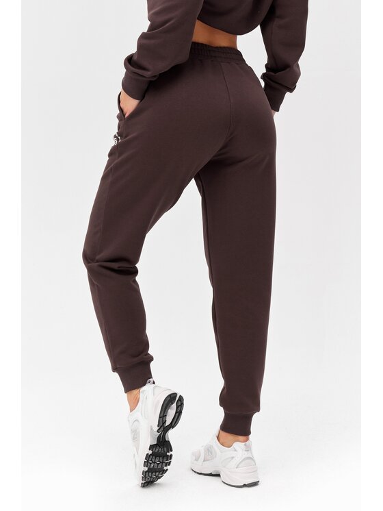 ROUGH RADICAL ROUGH RADICAL Spodnie dresowe COTTON ACTIVE JOGGERS WOMEN Brązowy Regular Fit
