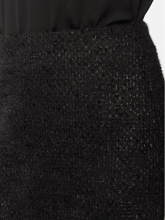 Kontatto Kontatto Minirock NO160F Schwarz Regular Fit