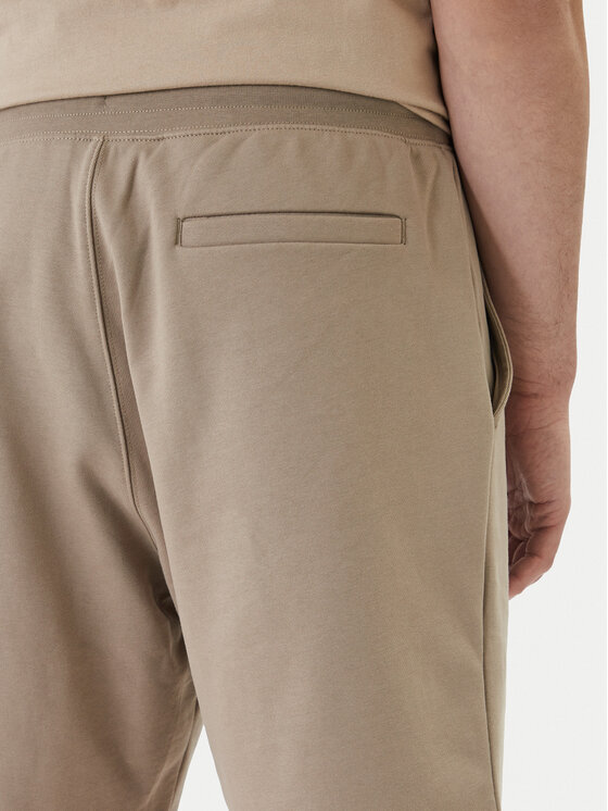 Tommy Hilfiger Tommy Hilfiger Pantaloni scurți sport Logo MW0MW43068 Bej Regular Fit