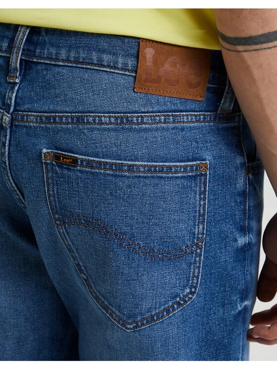 Lee Lee Jeansy West Niebieski Relaxed Fit