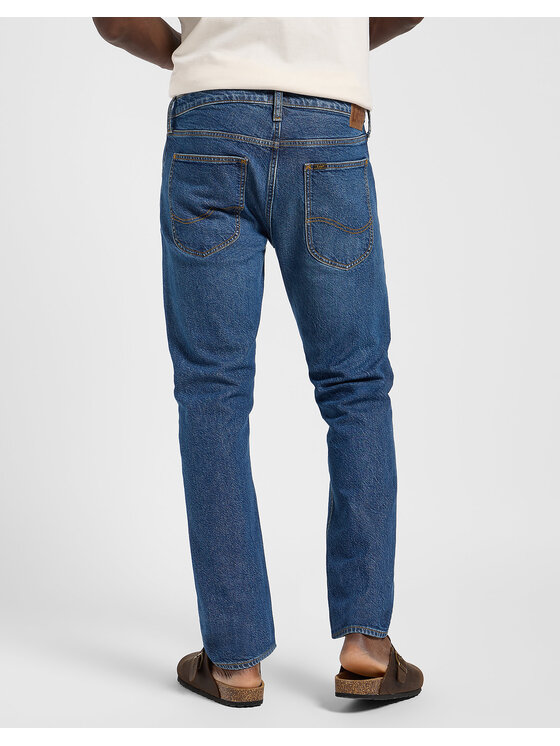 Lee Lee Jeansy LUKE Niebieski Slim Fit