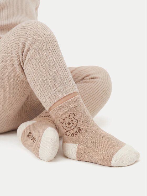 Winnie The Pooh Winnie The Pooh Lange Socken CEO-ACCCS-AW26-231WTP(3-PACK) Beige