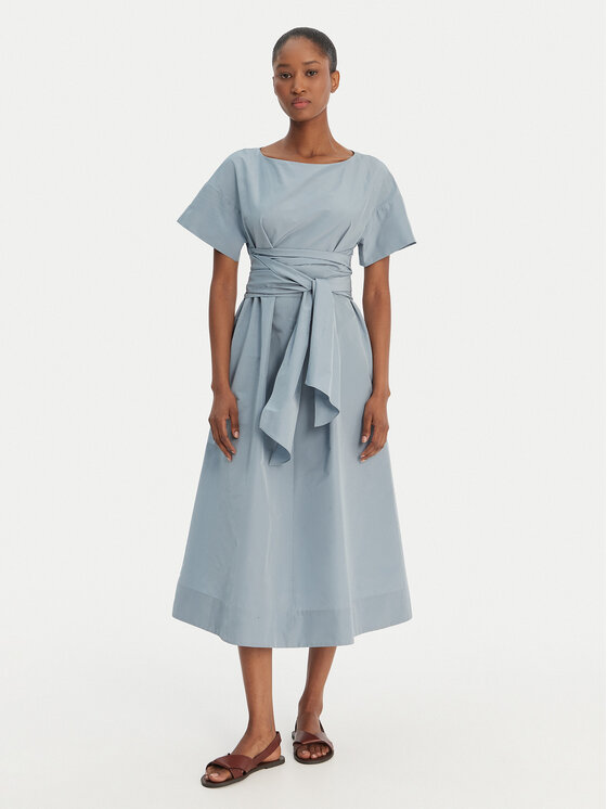 Weekend Max Mara Weekend Max Mara Každodenní šaty Pioppo 2615221152 Světle modrá Regular Fit