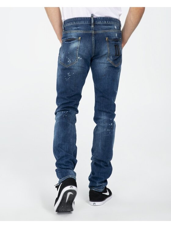 Dsquared2 Dsquared2 Jeansy S71LB0498 S30342 Niebieski Slim Fit