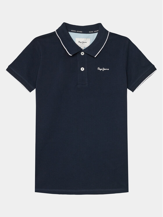 Pepe Jeans Polo New Thor PB540938 Tumši zils Regular Fit