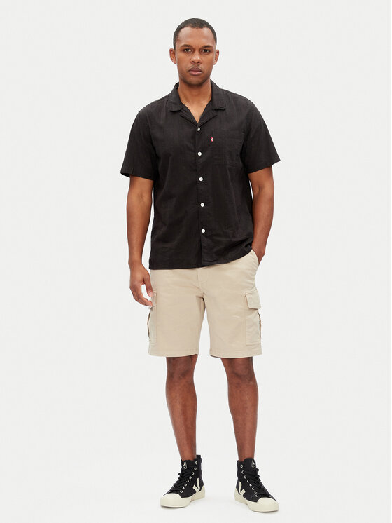 Pepe Jeans Pepe Jeans Kratke hlače iz tkanine Seasonal PM801179 Bež Regular Fit