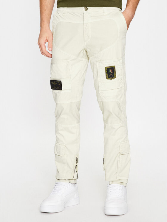 Aeronautica Militare Pantaloni di tessuto 232PA1387CT1493 Beige