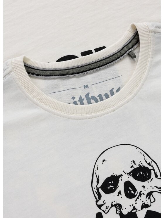 PITBULL PITBULL T-Shirt TRES PERROS VIEJOS Biały Regular Fit