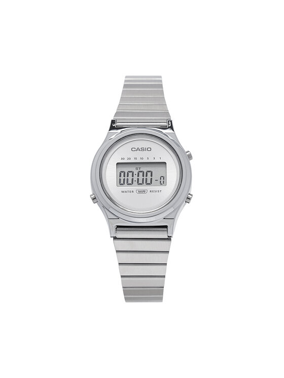 Casio Casio Zegarek LA700WE-7AEF Srebrny