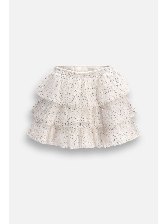 Coccodrillo Coccodrillo Spódnica ZC6124201EJG-003 Kremowy Regular Fit